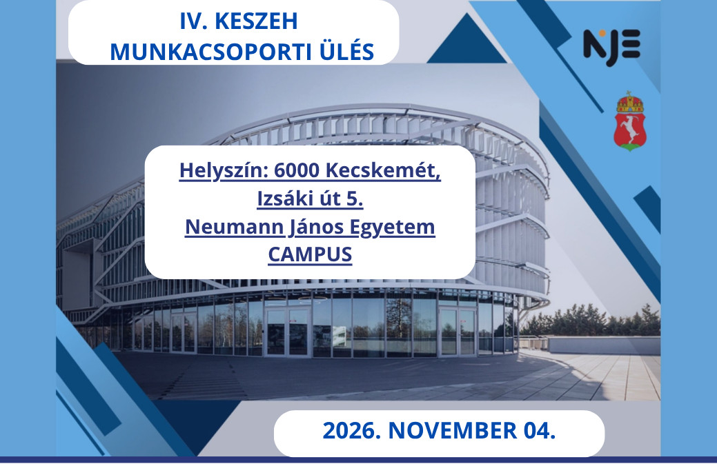 IV. KESZEH munkacsoporti ülés